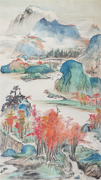 4钱瘦铁 溪山秋艳图.jpg